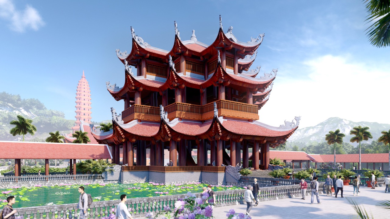Dự án Tháp chuông chùa Hạ (chùa Chuông) khu văn hóa tâm linh Tây Yên Tử