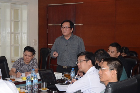 Viện trưởng Đỗ Thanh Tùng góp ý hoàn thiện dự án