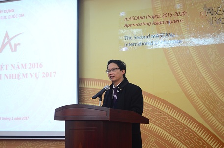 Thứ trưởng Nguyễn Đình Toàn phát biểu tại buổi lễ