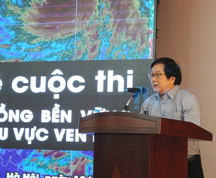 Ông Đỗ Thanh Tùng – Viện trưởng Viện Kiến trúc quốc gia phát biểu tại buổi lễ