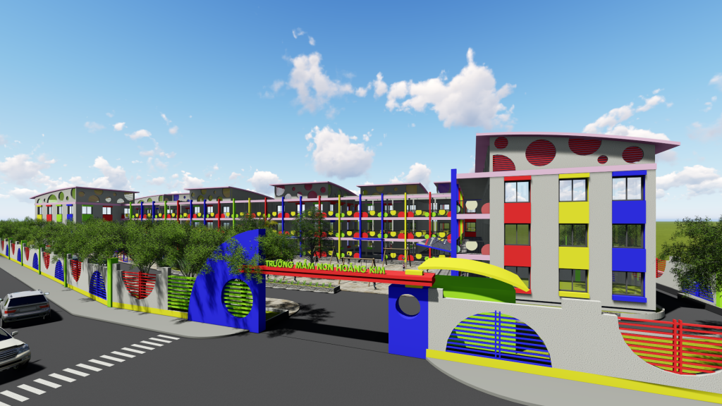 Thiết kế trường học 3D