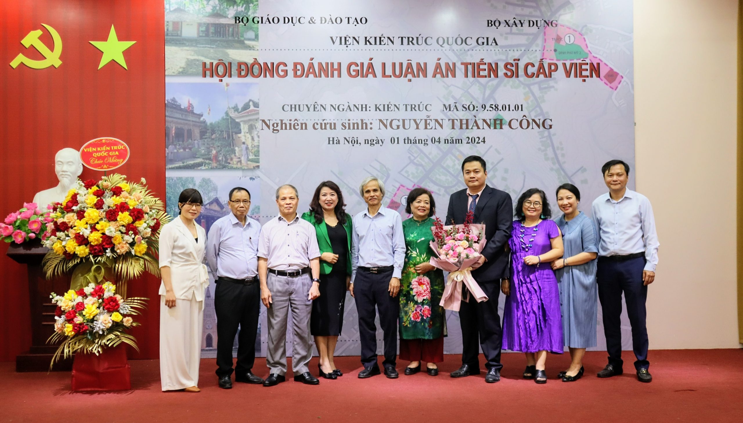Hội đồng đánh giá luận án tiến sĩ cấp Viện cho NCS Nguyễn Thành Công