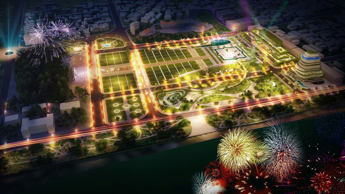 Viện Kiến trúc Quốc gia đạt giải nhất phương án kiến trúc quy hoạch chi tiết mở rộng Quảng trường Nguyễn Tất Thành, TP Tuyên Quang (giai đoạn 2)