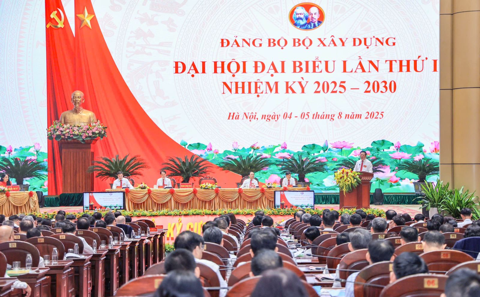 Đảng bộ Bộ Xây dựng tổ chức Đại hội đại biểu lần thứ I, nhiệm kỳ 2025 – 2030