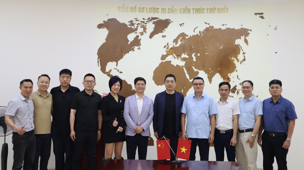 Viện Kiến trúc Quốc gia làm việc với Tập đoàn Viện Nghiên cứu Thiết kế Đại học Kiến trúc Đồng tế Trung Quốc